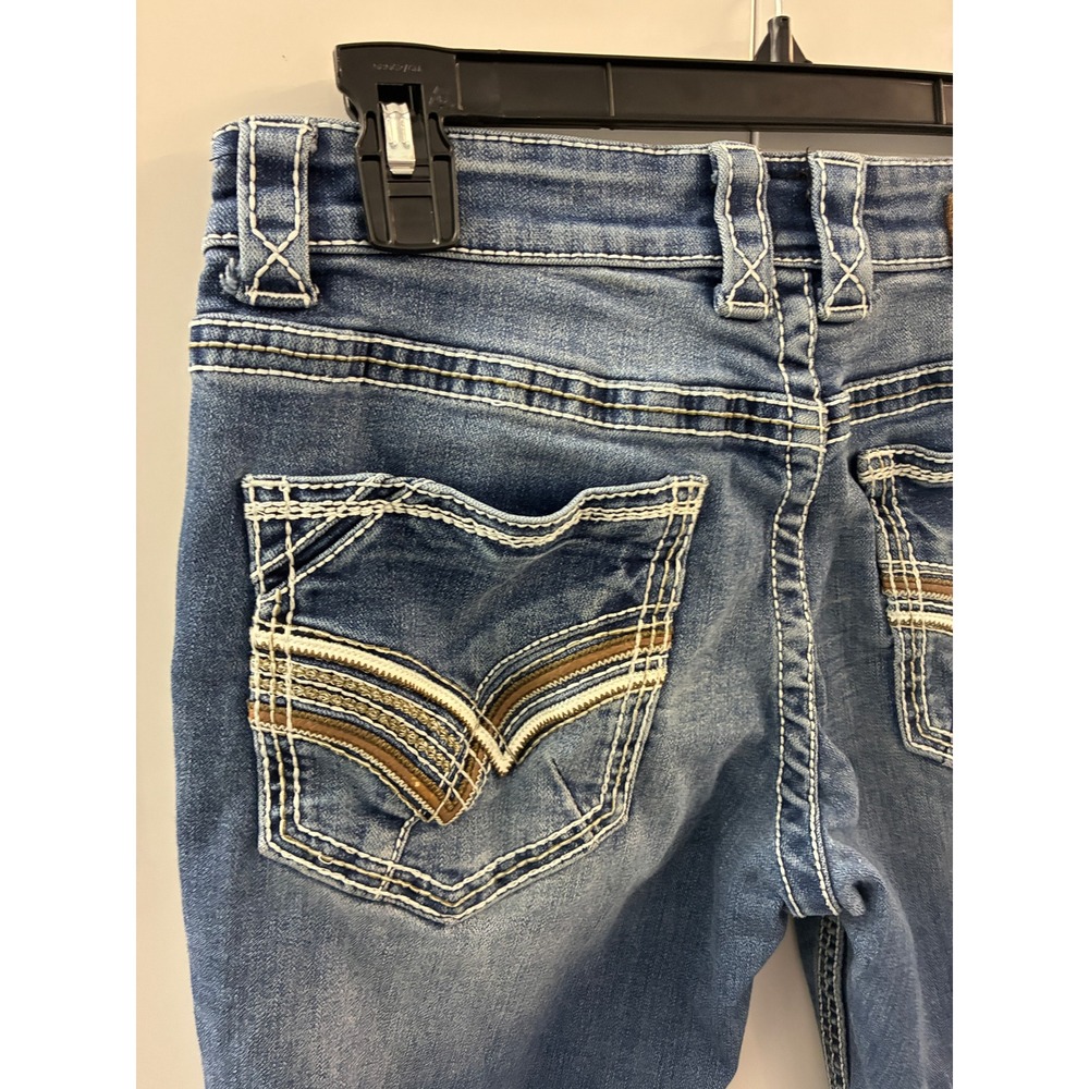 Buckle Black Fit No 3 Bootcut Slim Fit Mens Jeans Blue Whiskered 30x29 - Picture 10 of 10